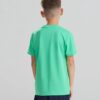 WH-BLANK-TS-KD-SourGreen-model-back Kids Sport Tshirt, Sour Green