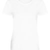 WH-BLANK-TS-LD-ArcticWhite-front Women's Smooth Sport Tshirt, Arctic White