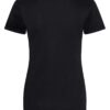 WH-BLANK-TS-LD-JetBlack-back Women's Smooth Sport Tshirt, Jet Black