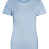 WH-BLANK-TS-LD-SkyBlue-front Women's Sport Tshirt, Sky Blue