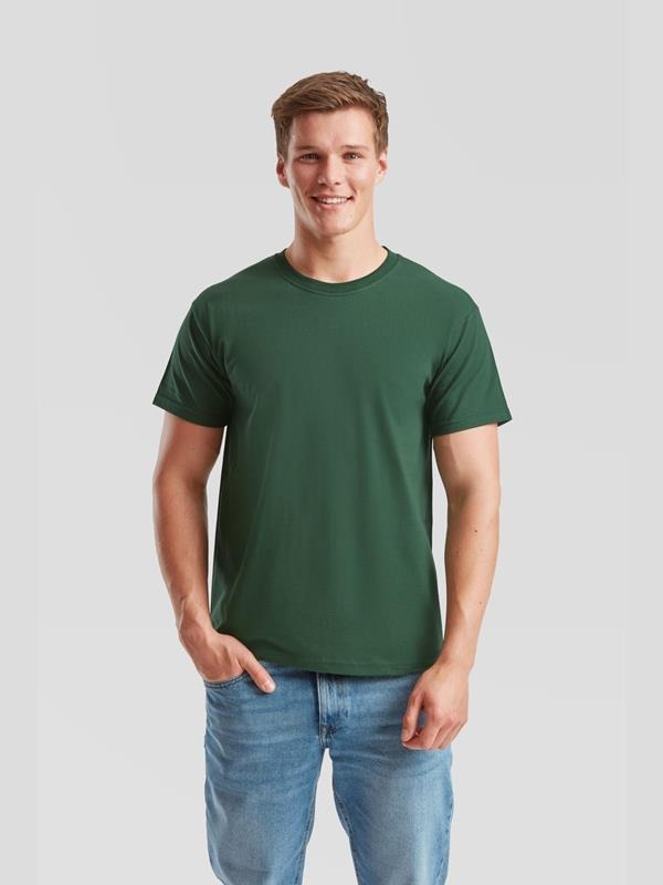 WH-BLANK-TS-UN-BottleGreen-model-front Premium Tshirt