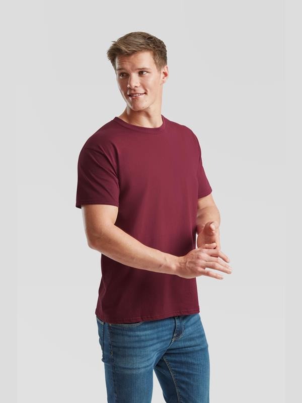 WH-BLANK-TS-UN-Burgundy-model-right Premium Tshirt