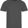 WH-BLANK-TS-UN-Charcoal-front Smooth Sport Tshirt, Charcoal