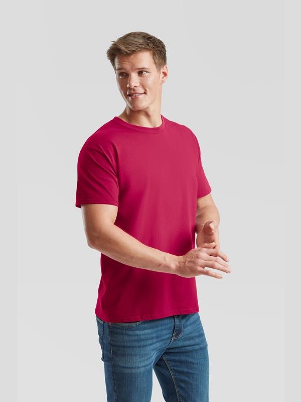 WH-BLANK-TS-UN-Cranberry-model-right Premium Tshirt