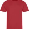 WH-BLANK-TS-UN-FireRed-front Smooth Sport Tshirt, Fire Red