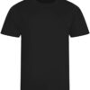 WH-BLANK-TS-UN-JetBlack-front Smooth Sport Tshirt, Jet Black