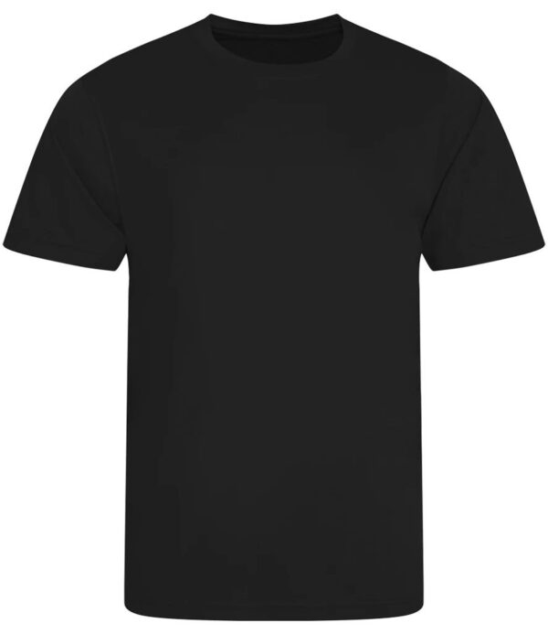 WH-BLANK-TS-UN-JetBlack-front Smooth Sport Tshirt, Jet Black
