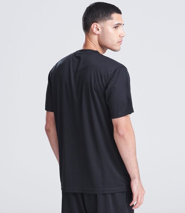 WH-BLANK-TS-UN-JetBlack-model-back Sport Tshirt, Jet Black