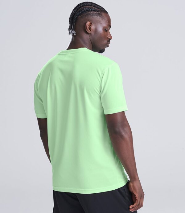 WH-BLANK-TS-UN-MelonGreen-model-back Sport Tshirt, Melon Green