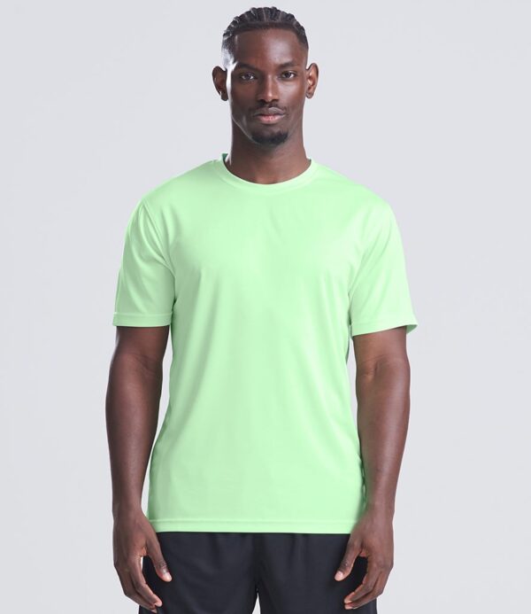 WH-BLANK-TS-UN-MelonGreen-model-front Sport Tshirt, Melon Green
