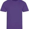 WH-BLANK-TS-UN-Purple-front Smooth Sport Tshirt, Purple