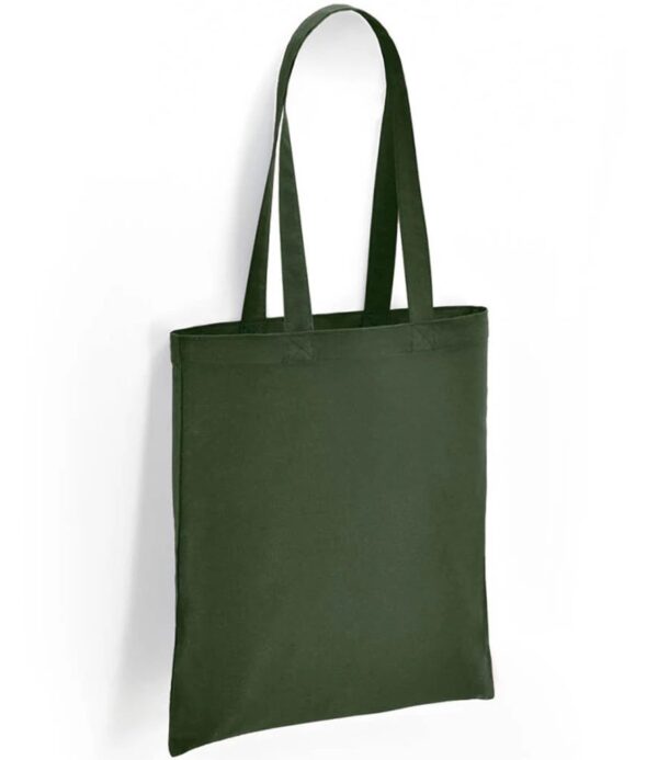 Cotton Long Handle Shopper, Forest Green