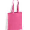Cotton Long Handle Shopper, Fuchsia