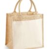 Jute Midi Tote, Natural