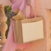 Jute Pocket Shopper, Natural