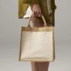 Jute Midi Tote, Natural