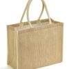 Jute Tipped Shopper, Natural/Cream