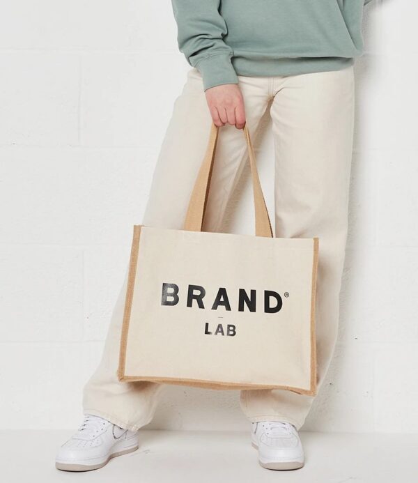 Jute and Canvas Shopper