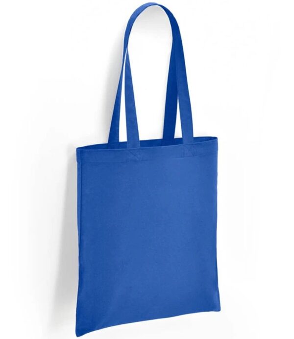 Cotton Long Handle Shopper, Royal Blue